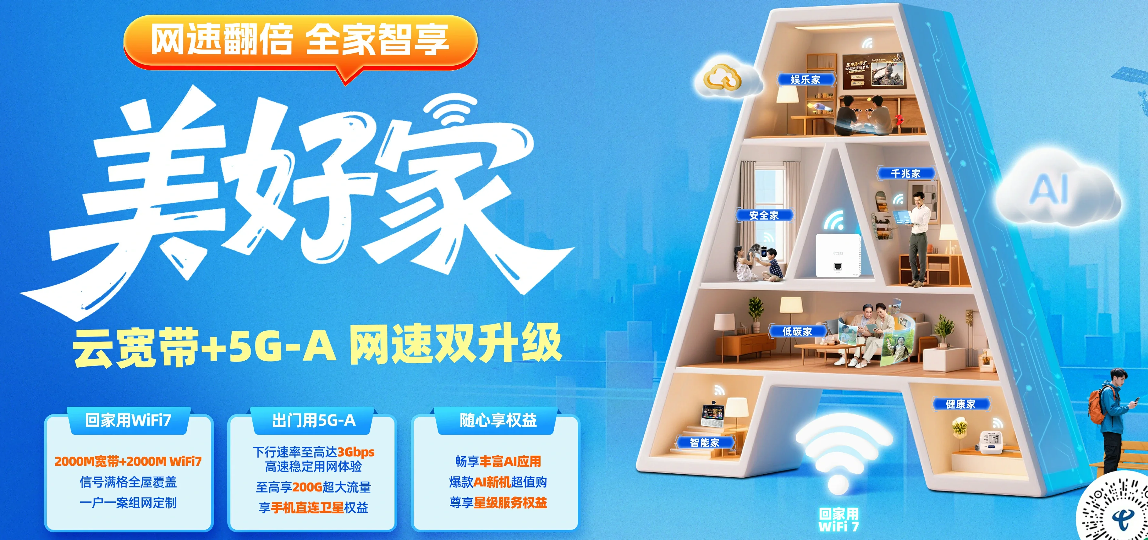 中国电信 滴道区电信宽带 宽带套餐